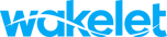 blue wakelet logo